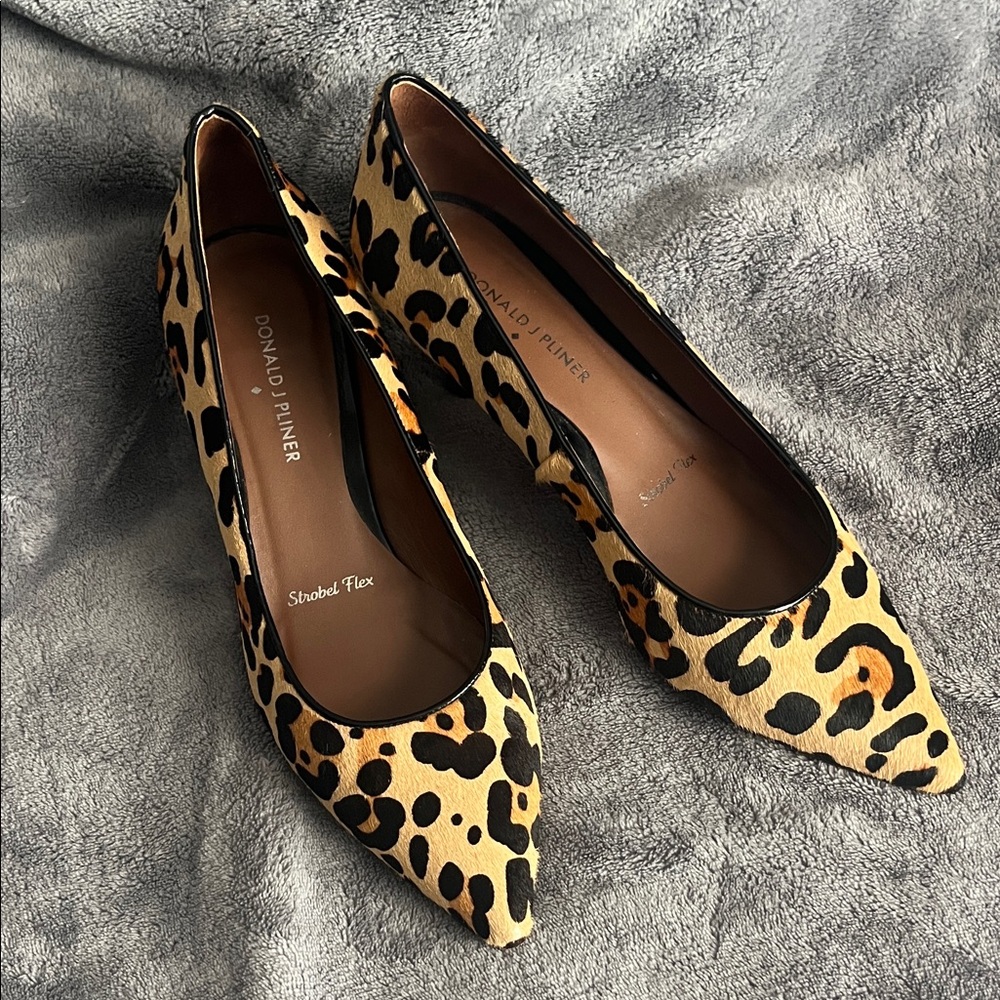 Donald J. Pliner Leopard Print Heels